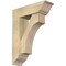 Ekena Millwork Westlake Traditional Rough Sawn Bracket w/ Offset Brace, Douglas Fir, 8"W x 26"D x 34"H BKT0806X26X34WTL01RDF - alternate 1